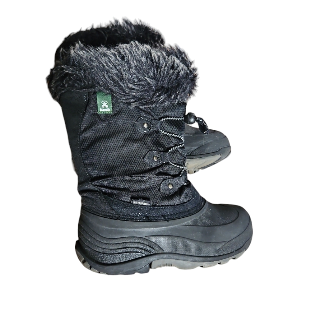 Kamik Junior‎ 3 black girl's winter waterproof boots